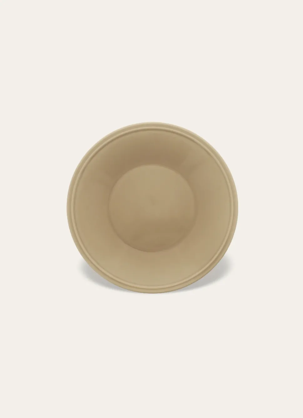 Bouchara ASSIETTE À DESSERT EN FAÏENCE BEIGE