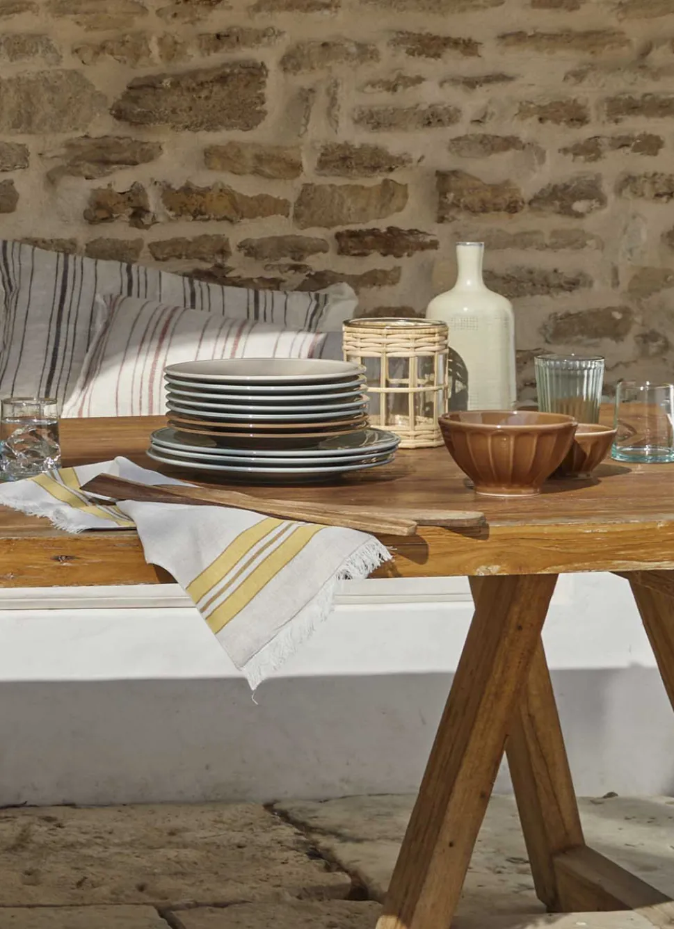 Clearance Bouchara ASSIETTE À DESSERT EN FAÏENCE LICHEN