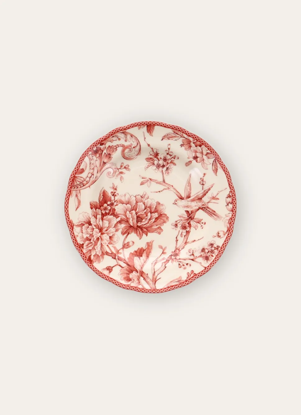 Hot Bouchara ASSIETTE À DESSERT EN GRÈS ADELAÏDE LIE DE VIN