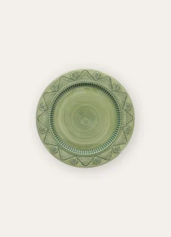 Best Bouchara ASSIETTE À DESSERT EN GRÈS PEINTE À LA MAIN LEGEND vert
