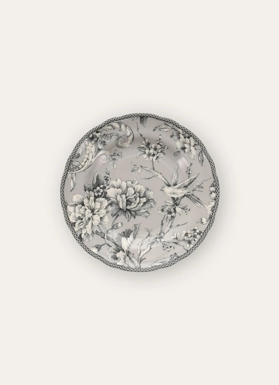 Sale Bouchara ASSIETTE À DESSERT EN GRÈS ADELAÏDE GRIS SOURIS