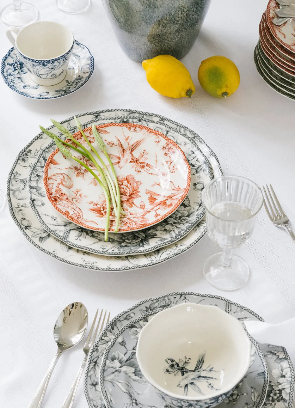 Sale Bouchara ASSIETTE À DESSERT EN GRÈS ADELAÏDE GRIS SOURIS