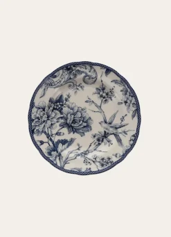 Bouchara ASSIETTE À DESSERT EN GRÈS ADELAÏDE MARINE