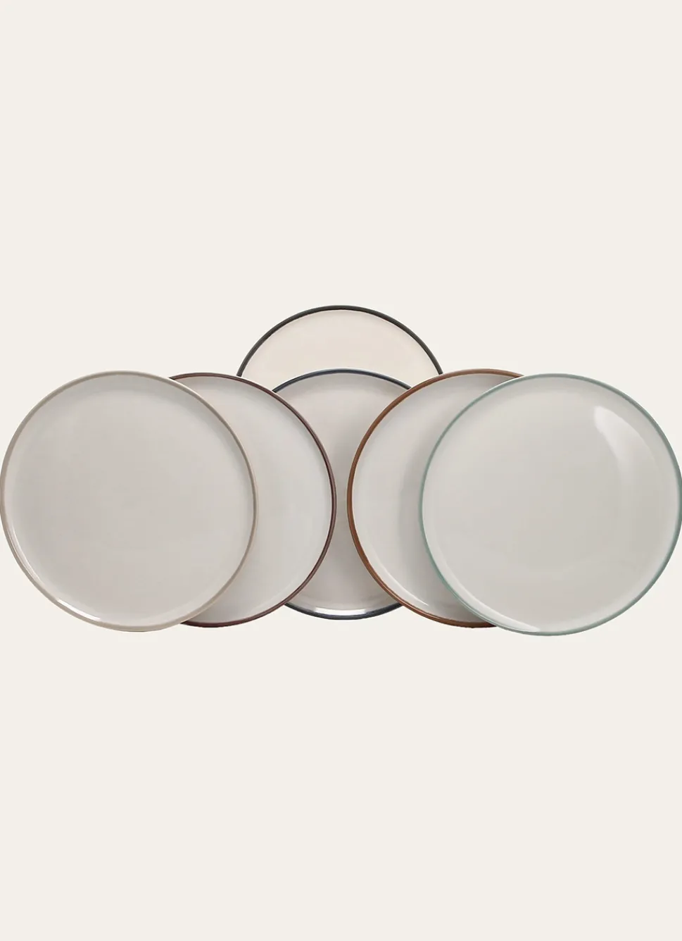 Online Bouchara ASSIETTE À DESSERT EN GRÈS MALO BORDEAUX