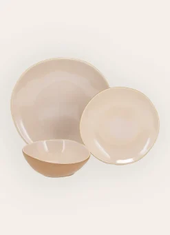 Bouchara ASSIETTE À DESSERT EN GRÈS JAUNE