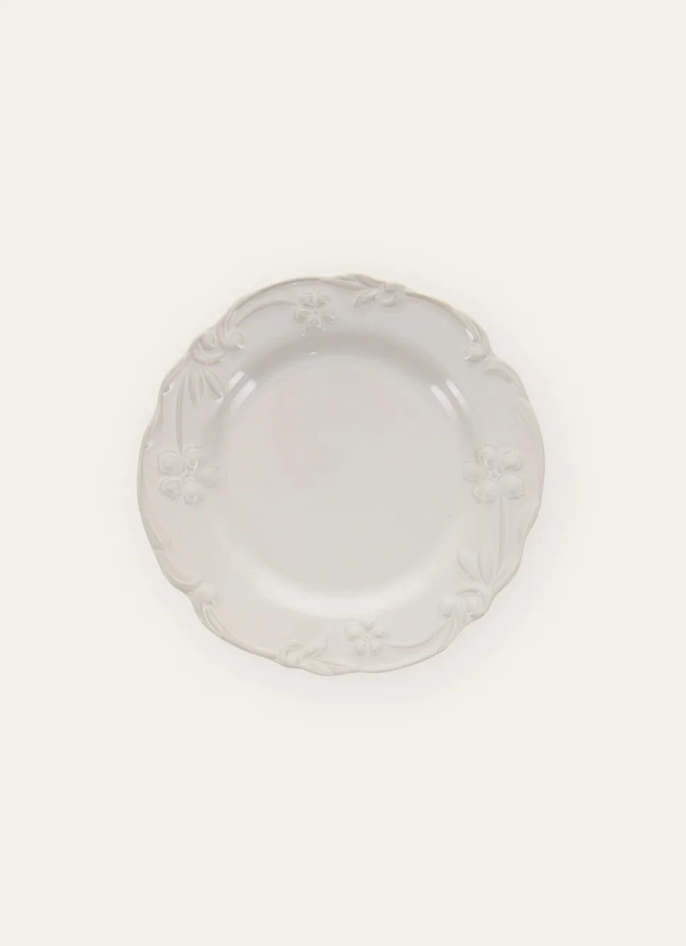 Clearance Bouchara ASSIETTE À DESSERT EN PORCELAINE ROYAL BLANC