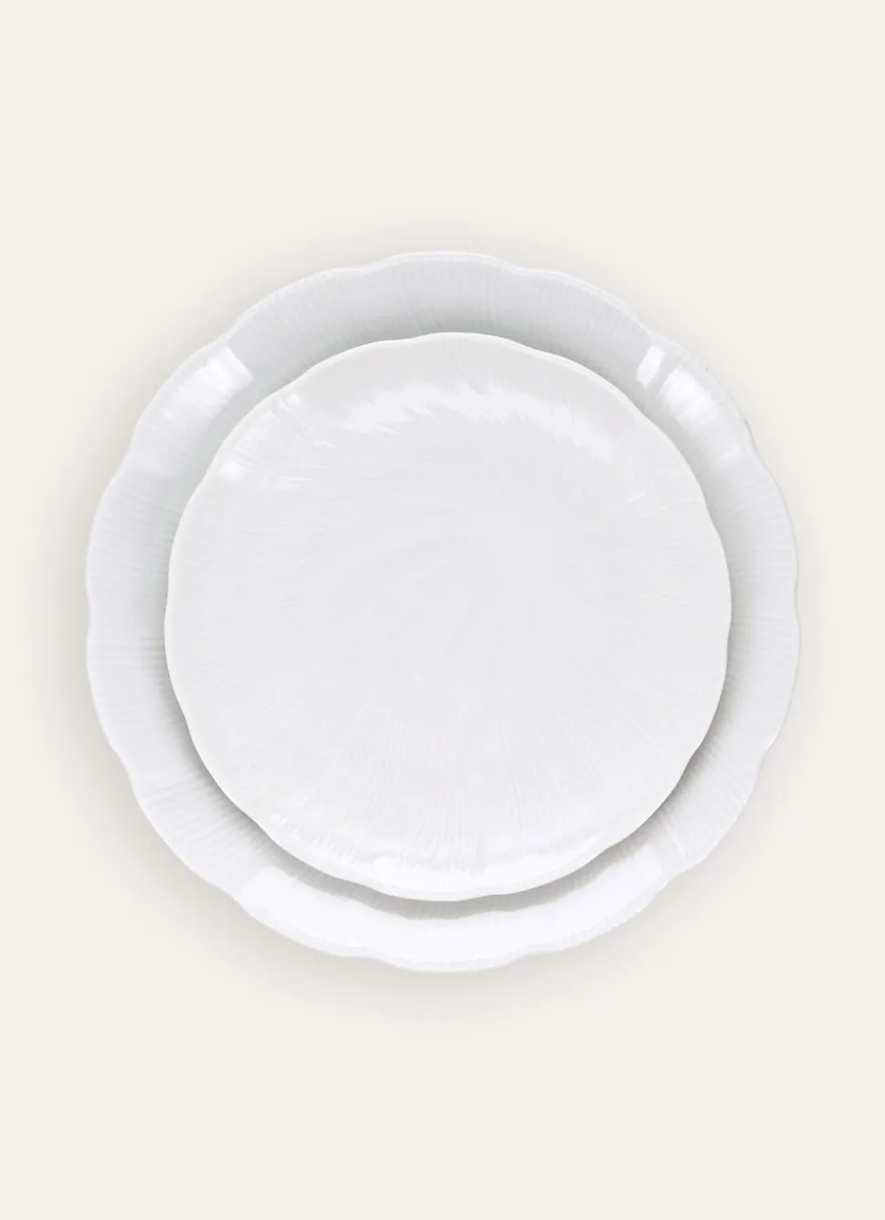 Discount Bouchara ASSIETTE À DESSERT EN PORCELAINE DE LIMOGES TAHITI BLANC