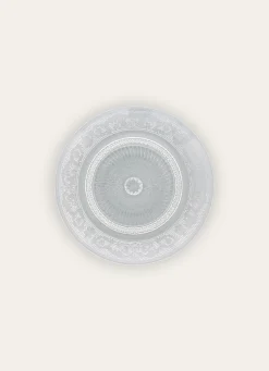 Sale Bouchara ASSIETTE À PAIN EN VERRE À MOTIFS GRAVÉS TRANSPARENT