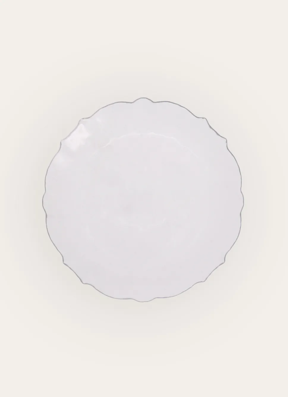 Outlet Bouchara ASSIETTE A DESSERT EN VERRE ÉCLATANTE TRANSPARENT