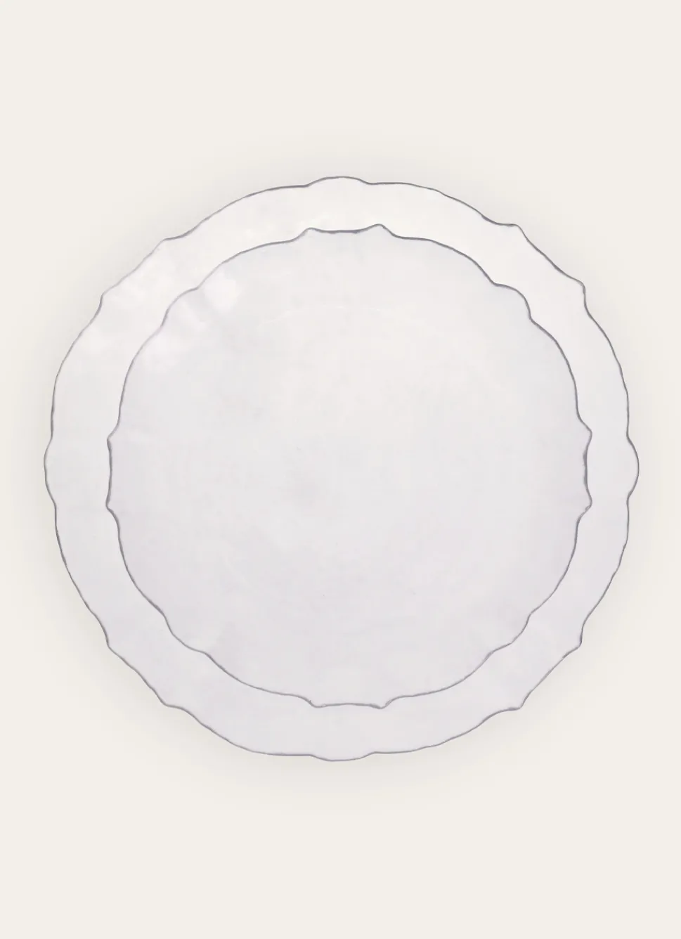 Outlet Bouchara ASSIETTE A DESSERT EN VERRE ÉCLATANTE TRANSPARENT