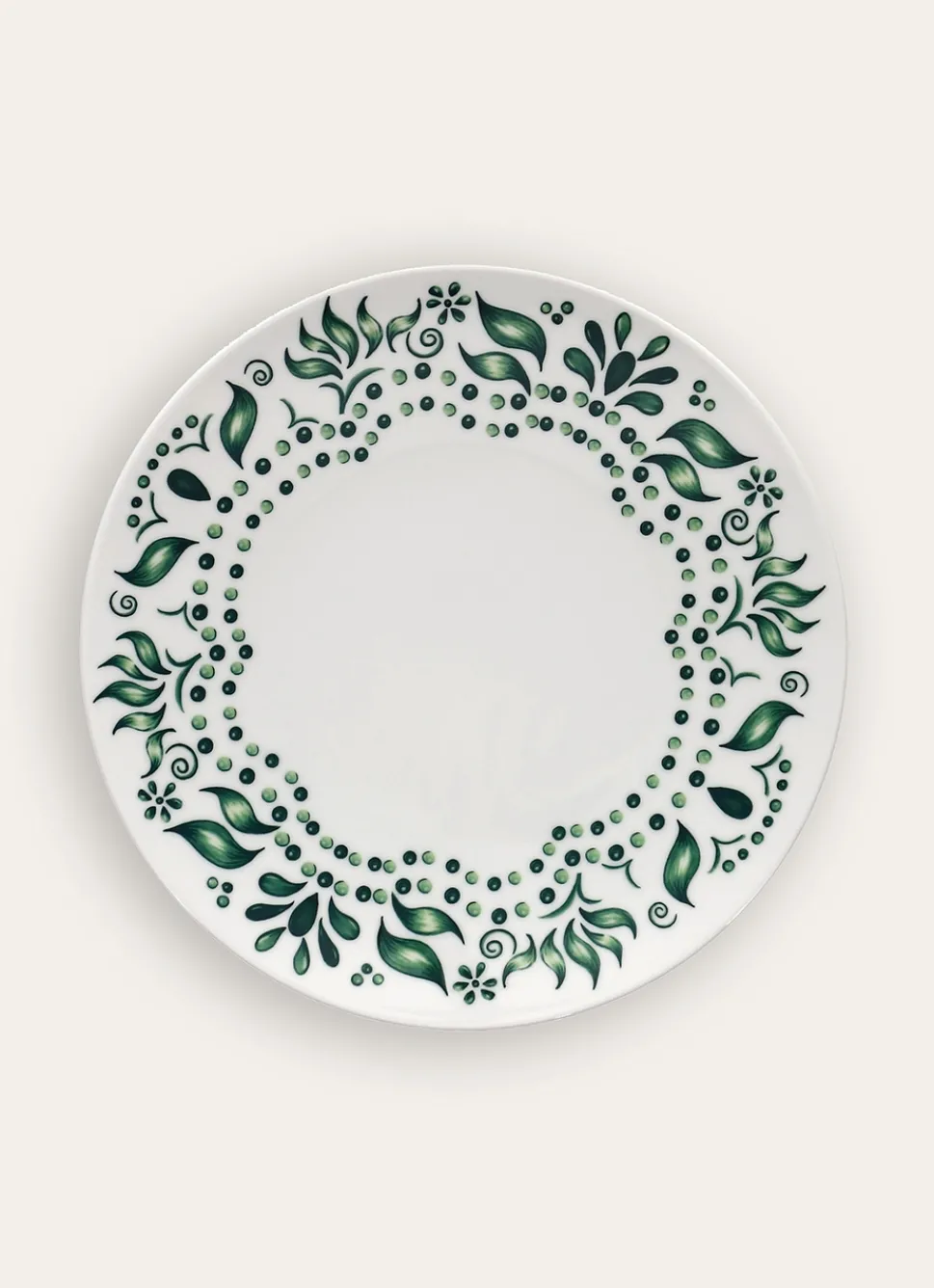 Sale Bouchara ASSIETTE PLATE COLORÉE EN PORCELAINE vert
