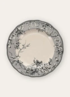 Discount Bouchara ASSIETTE PLATE EN GRÈS ADELAÏDE GRIS SOURIS