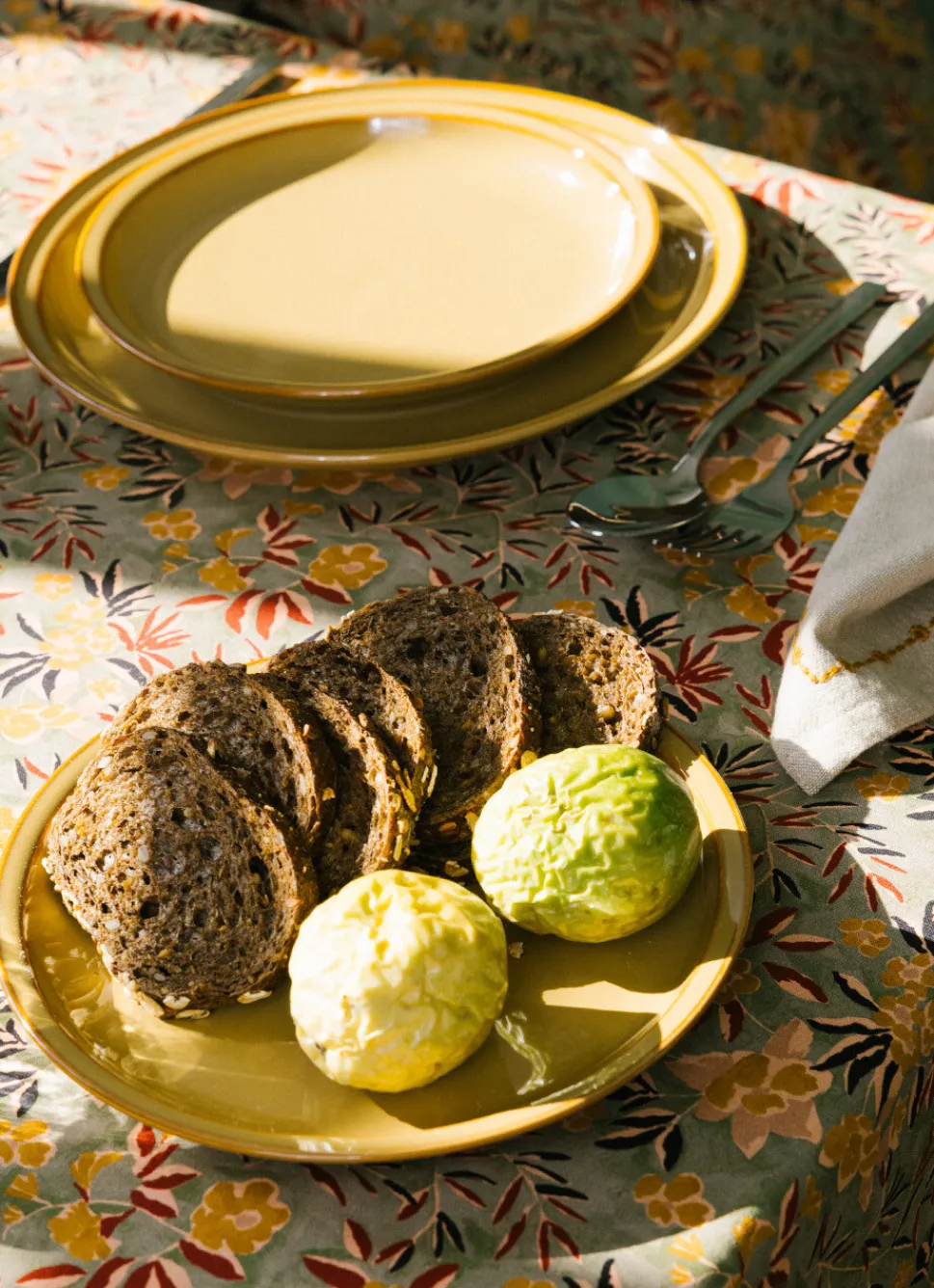 Best Bouchara ASSIETTE PLATE EN GRÈS GALA OCRE