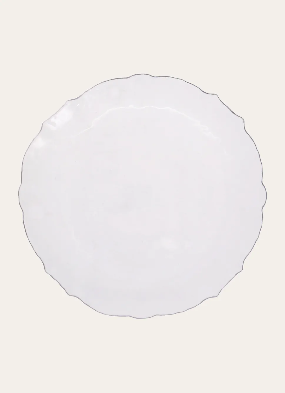 Online Bouchara ASSIETTE PLATE EN VERRE ÉCLATANTE TRANSPARENT