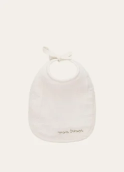 Online Bouchara BAVOIR EN GAZE DE COTON AVEC BRODERIE ÉCRU