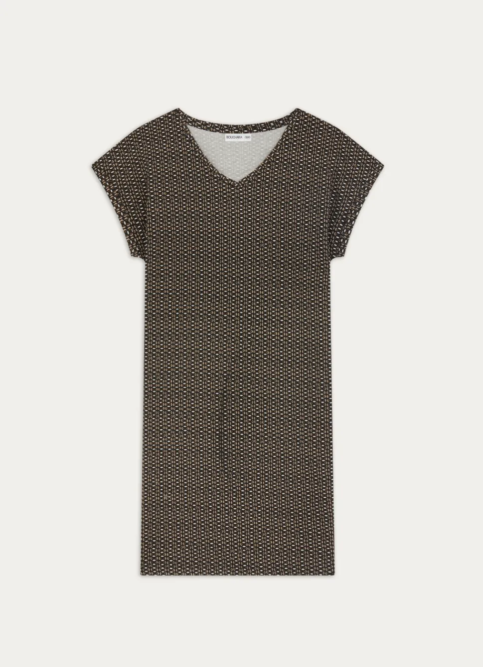 New Bouchara BIG TEE MANCHES COURTES EN COTON IMPRIMÉ NOIR