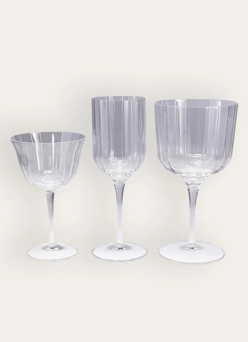 Sale Bouchara BOÎTE DE 4 VERRES A COCKTAIL EN CRISTALLINS TRANSPARENT