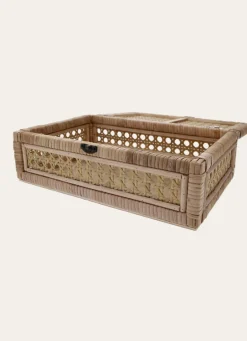 Clearance Bouchara BOÎTE DE DÉCORATION EN CANNAGE NATUREL
