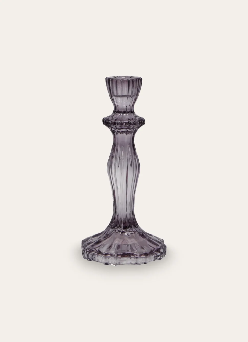 Bouchara BOUGEOIR EN VERRE ESPRIT CHANDELIER PARME