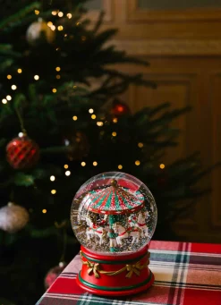 Best Bouchara BOULE À NEIGE MUSICALE CARROUSEL RUBIS