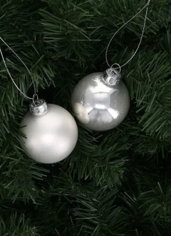 Hot Bouchara BOULE EFFET BRILLANT ET MAT (MODÈLE ALÉATOIRE) BLANC NACRE