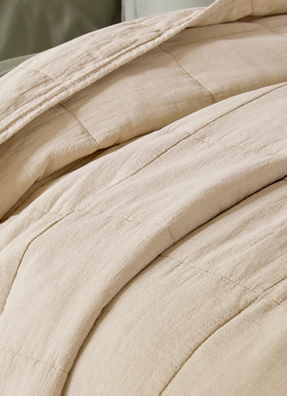 Discount Bouchara BOUT DE LIT MATELASSÉ UNI BEIGE