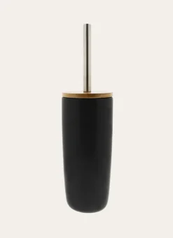 Best Bouchara BROSSE WC EN GRÈS ET BAMBOU NOIR/BAMBOU