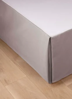 Online Bouchara CACHE-SOMMIER PLI CREUX EN COTON GRIS