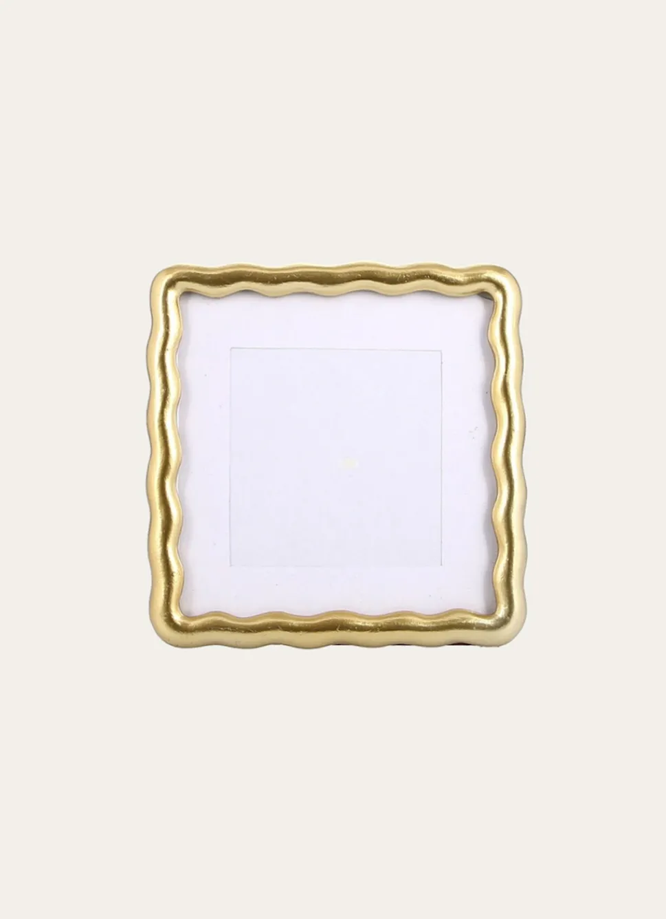 Discount Bouchara CADRE À POSER CARRÉ VAGUES (PM) DORÉ