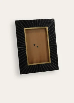 Discount Bouchara CADRE PHOTO RELIEF AVEC LISERET DORÉ NOIR/DORE