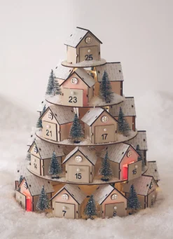 Outlet Bouchara CALENDRIER DE L'AVENT VILLAGE LUMINEUX GINGEMBRE