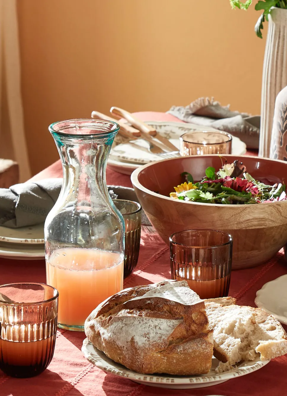 Sale Bouchara CARAFE ÉPURÉE EN VERRE RECYCLÉ TRANSPARENT