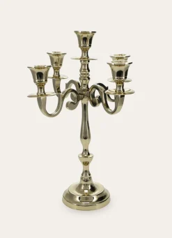 Bouchara CHANDELIER CLASSIQUE À 5 BRANCHES DUCHESSE DORÉ