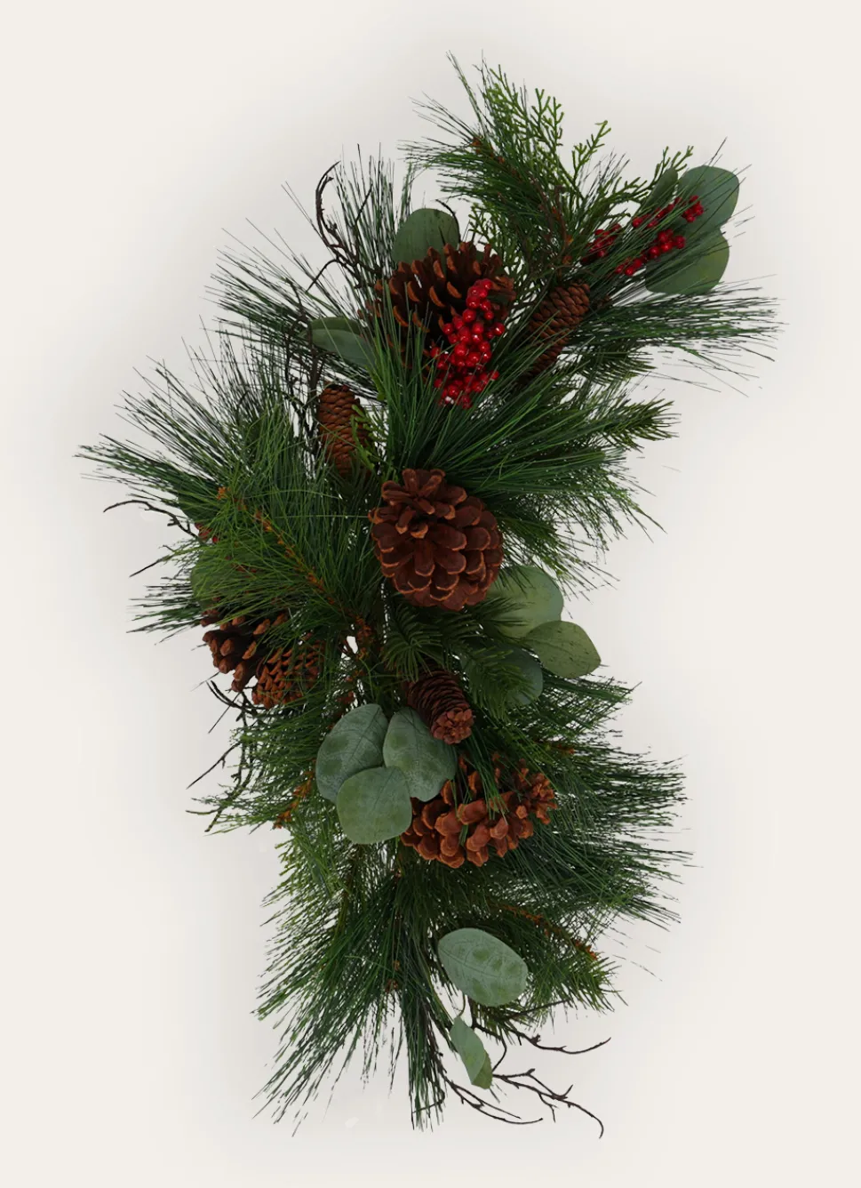 New Bouchara CHEMIN DE TABLE AVEC POMMES DE PIN MULTICOLORE