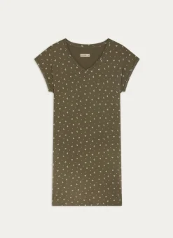 Best Bouchara CHEMISE DE NUIT MANCHES COURTES RIMO KAKI