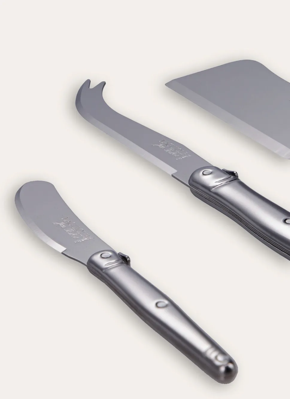 Clearance Bouchara COFFRET DE 3 COUTEAUX A FROMAGE INOX