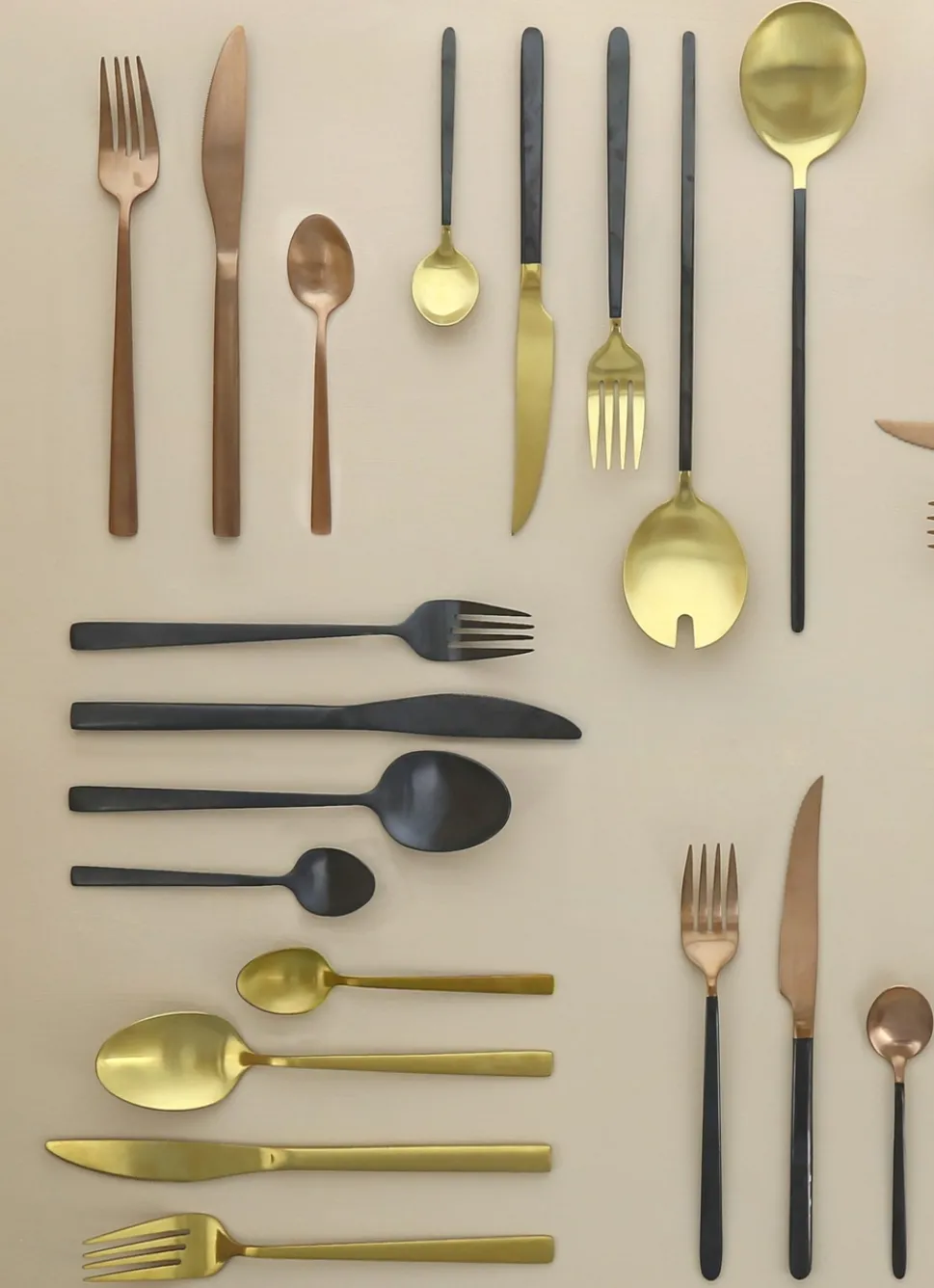 New Bouchara COFFRET DE 6 COUTEAUX EN ACIER INOXYDABLE NOIR