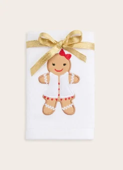 Outlet Bouchara COFFRET SERVIETTES INVITÉ GINGER ROUGE/BLANC