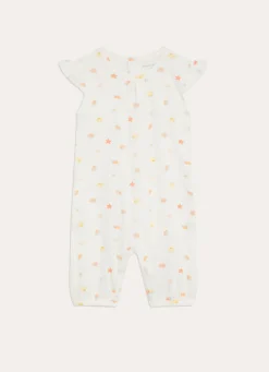 Outlet Bouchara COMBISHORT EN COTON IMPRIMÉ PETITS COQUILLAGES MULTICOLORE