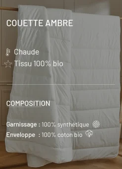 Discount Bouchara COUETTE CHAUDE EN COTON BIO - 400G BLANC