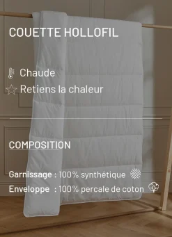 Clearance Bouchara COUETTE EN COTON ÉCO-ENVIRONNEMENT 400 GR - DODO ÉCRU