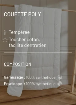 Best Bouchara COUETTE TEMPERÉE EN POLYESTER BLANC
