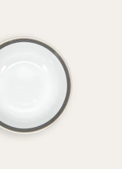 Clearance Bouchara COUPELLE EN PORCELAINE AVEC LISERET EN OR SONGE Noir