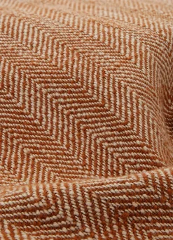 New Bouchara COUSSIN À MOTIF CHEVRONS CARAMEL