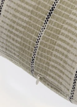 Online Bouchara COUSSIN AVEC RAYURE TISSÉE KAKI