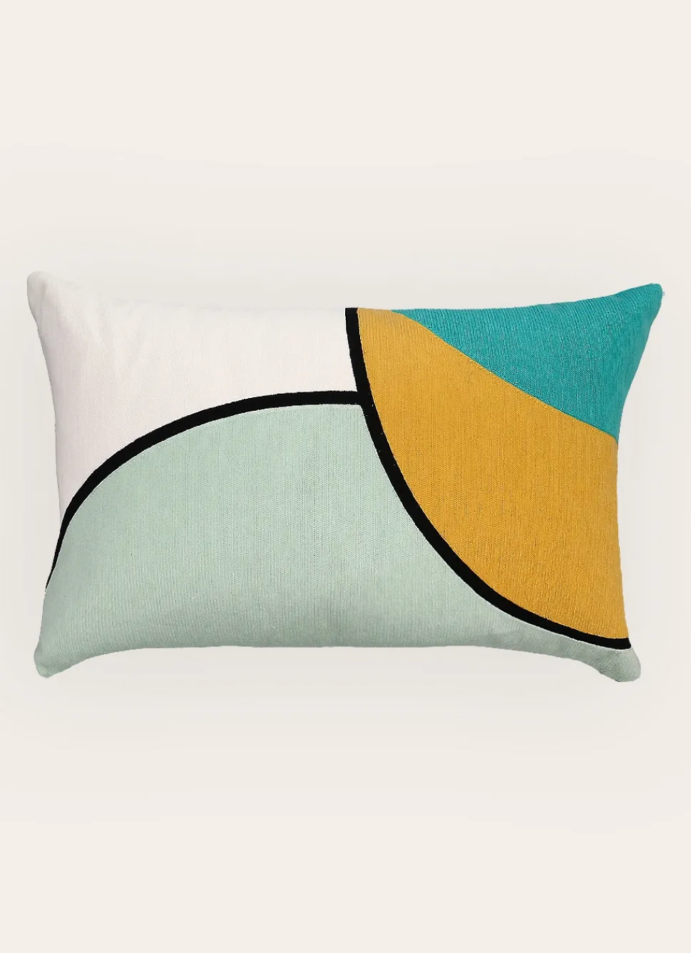 Best Bouchara COUSSIN BRODÉ ABSTRAIT MULTICOLORE