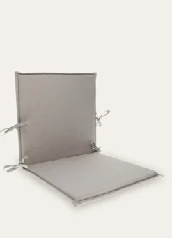 Clearance Bouchara COUSSIN DE CHAISE EXTÉRIEUR AVEC DOSSIER GRIS CHINÉ