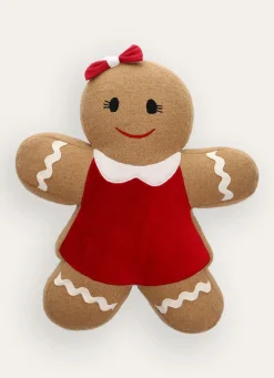 Discount Bouchara COUSSIN EN FORME DE PETITE FILLE PAIN D'ÉPICES MULTICOLORE