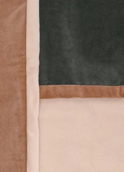 New Bouchara COUSSIN EN VELOURS RANG CREME