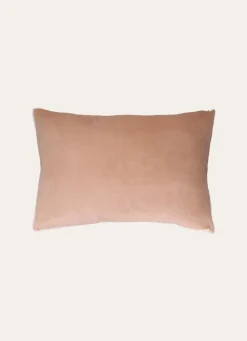Outlet Bouchara COUSSIN EN VELOURS RANG CARAMEL
